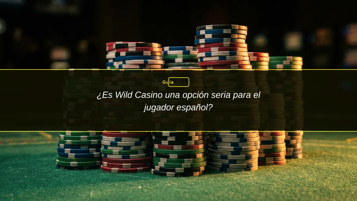 ¿Es Wild Casino una opción seria para el jugador español?