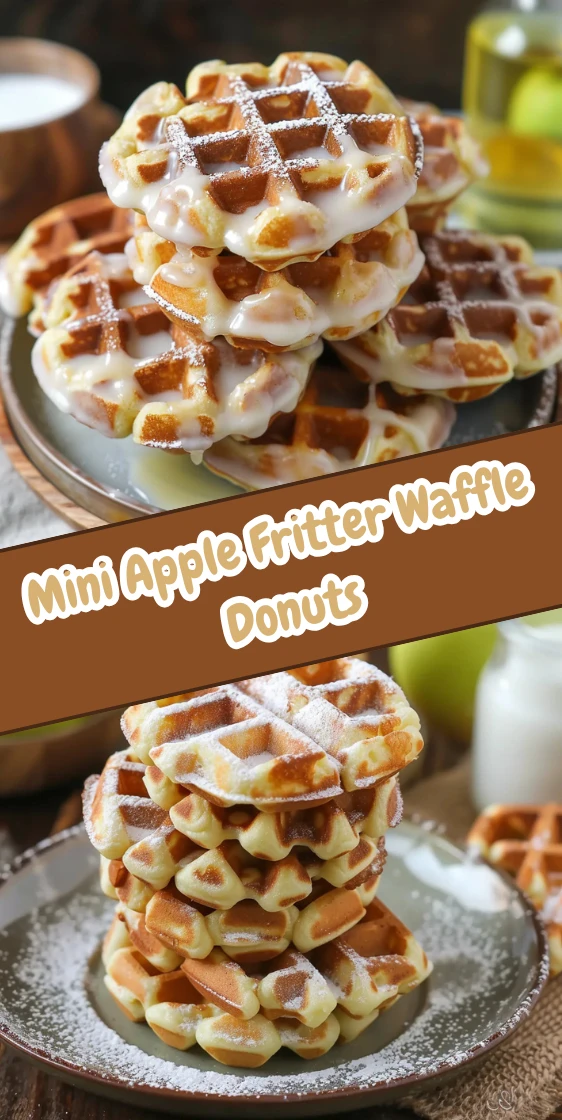 Mini Apple Fritter Waffle Donuts Recipe You Need to Try