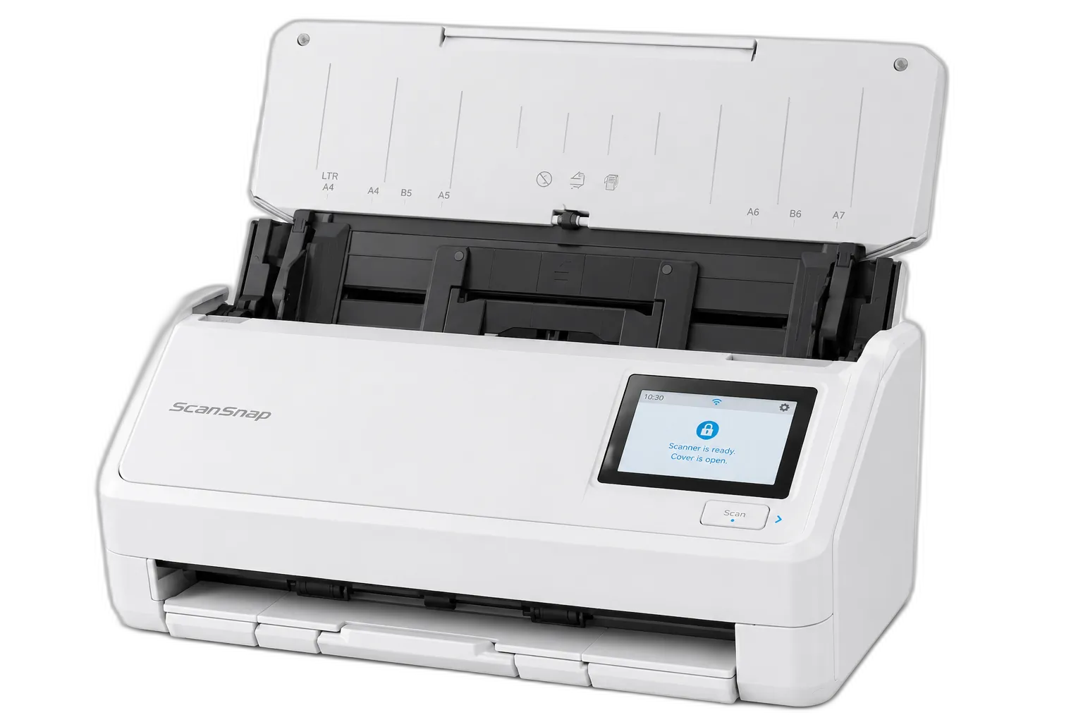 Ricoh Fujitsu ix-2500 — sudut sisi