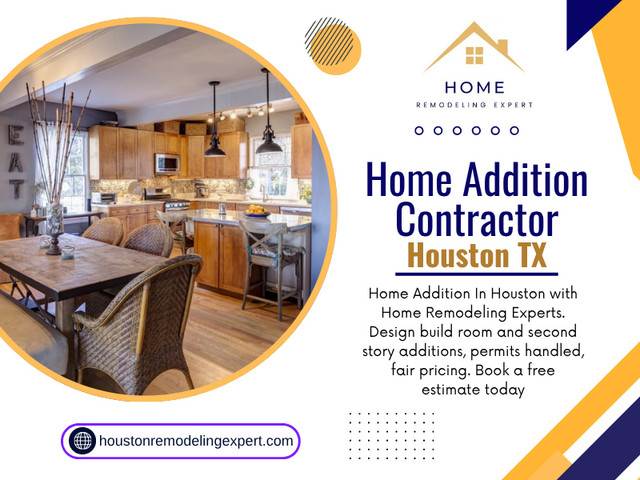 A skilled home addition contractor Houston TX doesn’t just execute plans they adapt them to real conditions. They anticipate problems before they happen, not after. And that’s what keeps projects moving instead of stalling.

Official Website: https://houstonremodelingexpert.com/general-contractor/

Contact: Home Remodeling Expert
Address: 7922 Hillcroft St, Houston, TX 77081, United States
Phone: +18324477687

Read our Blogs:
https://homeremodelingexperttx.wordpress.com/
https://houstonremodelingexp.yooco.org/kitchen_remodeling_houston_tx
https://blogfreely.net/houstonremodelingexpert/room-addition-houston-tx

More Links:
https://beacons.ai/houstonremodelingexpert
https://www.youtube.com/@HomeRemodelingExpert839
https://www.linkedin.com/company/home-remodeling-expert