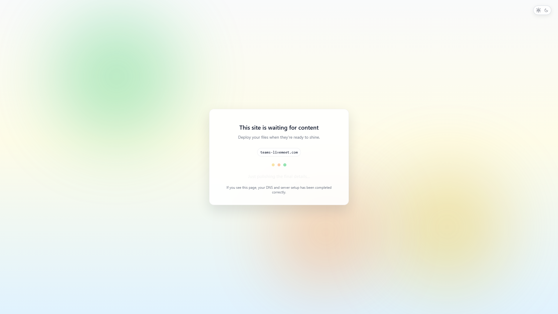 Forensic screenshot of teams-livemeet.com showing the phishing page layout