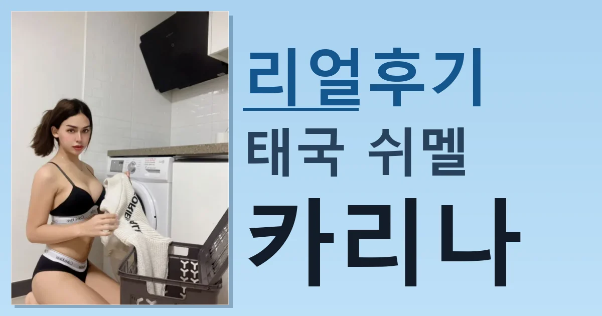 태국 쉬멜 카리나 어제 만나고 왔음 썸네일