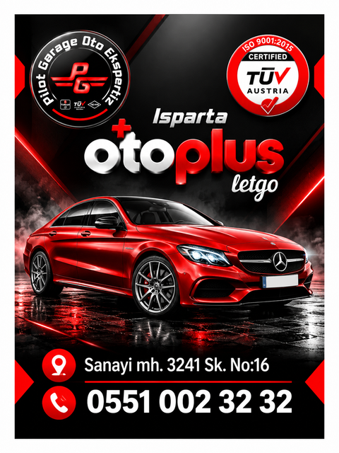 Şık Kırmızı Sedan Otomobil Reklamı.png