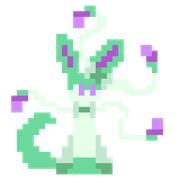 Albino Sylveon pixel art