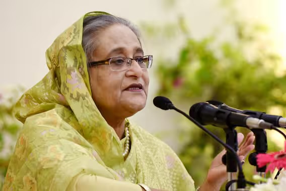 Former Bangladesh Prime Minister Sheikh Hasina.