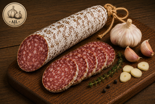Saucisson sec à l'ail