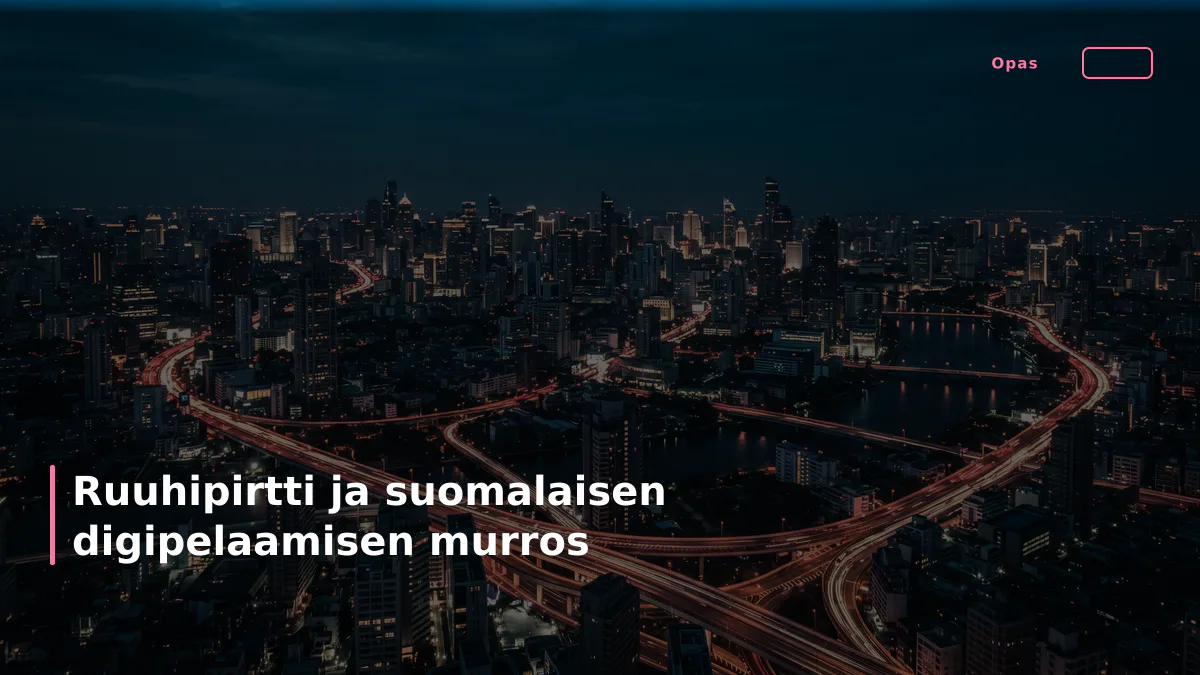 Ruuhipirtti ja suomalaisen digipelaamisen murros