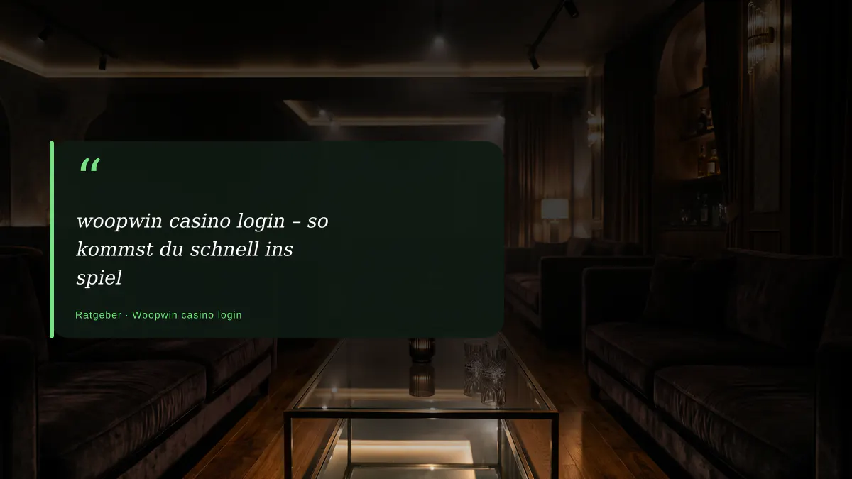 woopwin casino login – so kommst du schnell ins spiel