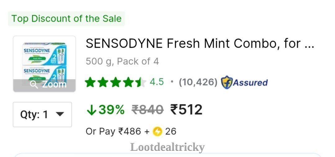 Lowest Sensodyne Toothpaste – Amazing Price Drop @ 4 Lowest Sensodyne Toothpaste – Amazing Price Drop @ 4