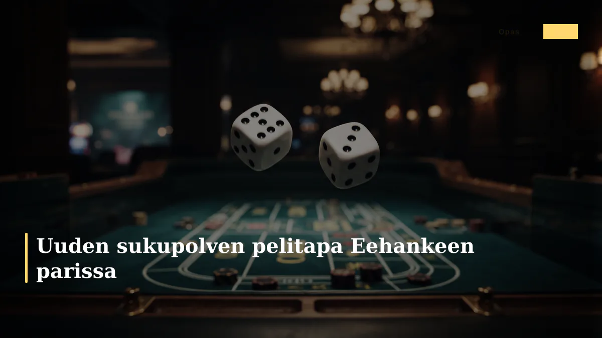 Uuden sukupolven pelitapa Eehankeen parissa