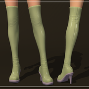 Print OFF boots dyed