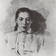 Портрет Н В Якунчиковой впоследствии жены художника 1879