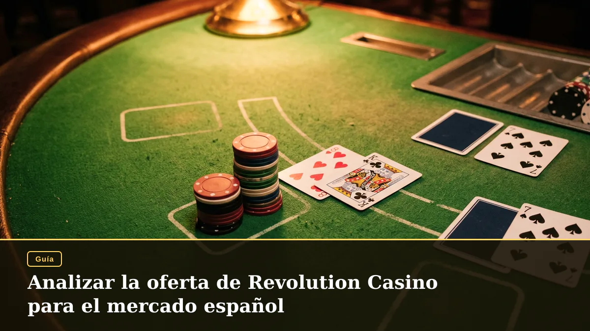Analizar la oferta de Revolution Casino para el mercado español