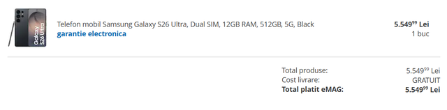 S26 Ultra 512GB