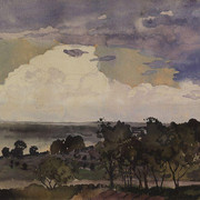 Пейзаж с озером 1896