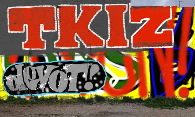 Graffiti artwork by Tkiz