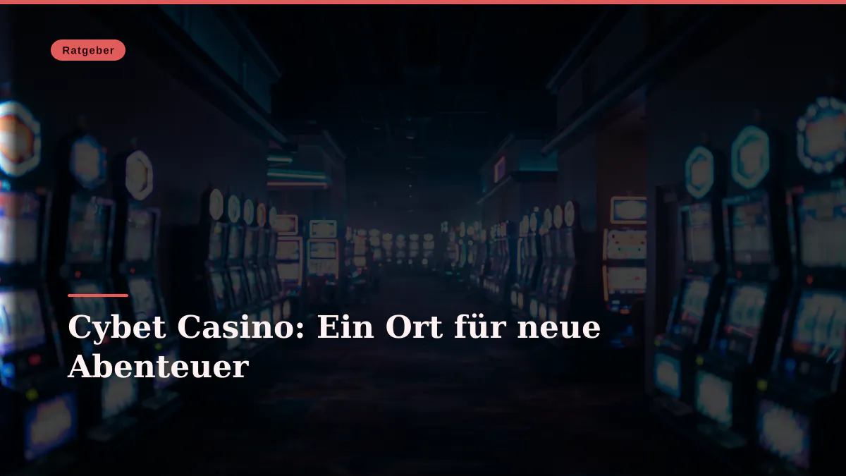 Cybet Casino: Ein Ort für neue Abenteuer