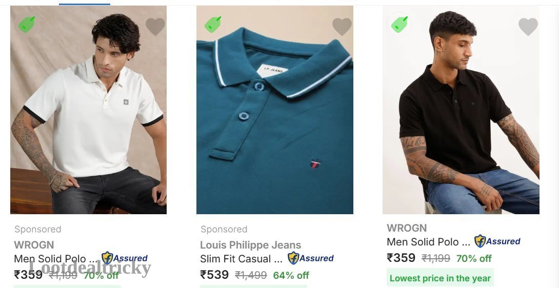 Wrogn Polo T | Lowest Price Deal Wrogn Polo T | Lowest Price Deal