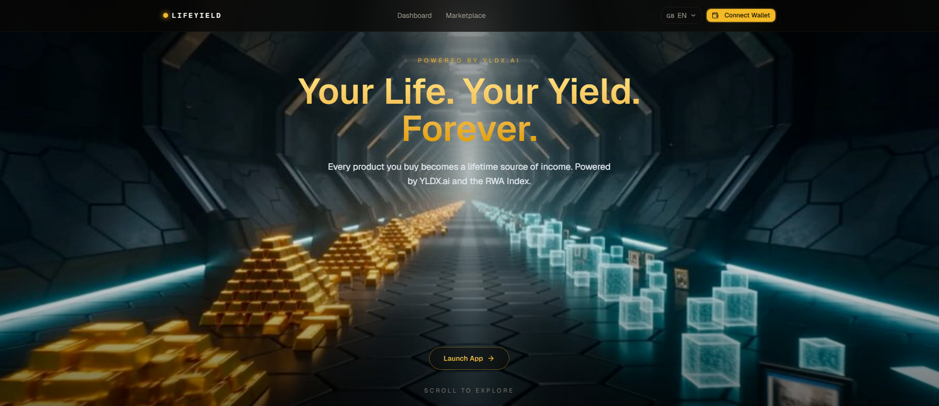 Stored capture of lifeyield.finance