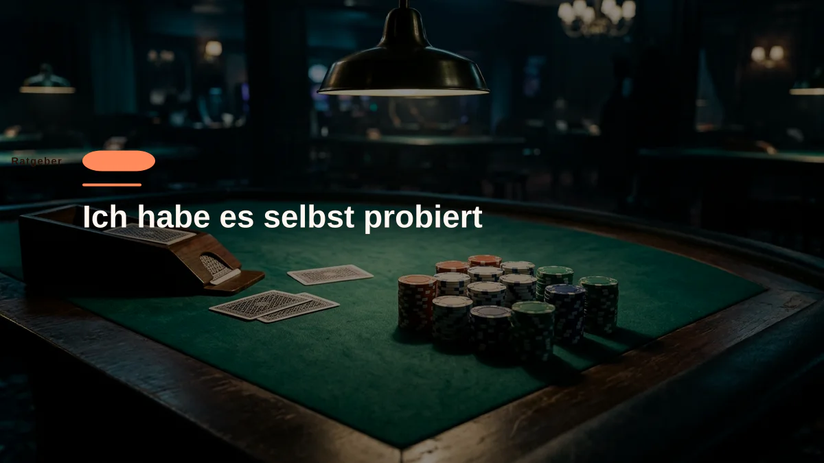 Ich habe es selbst probiert