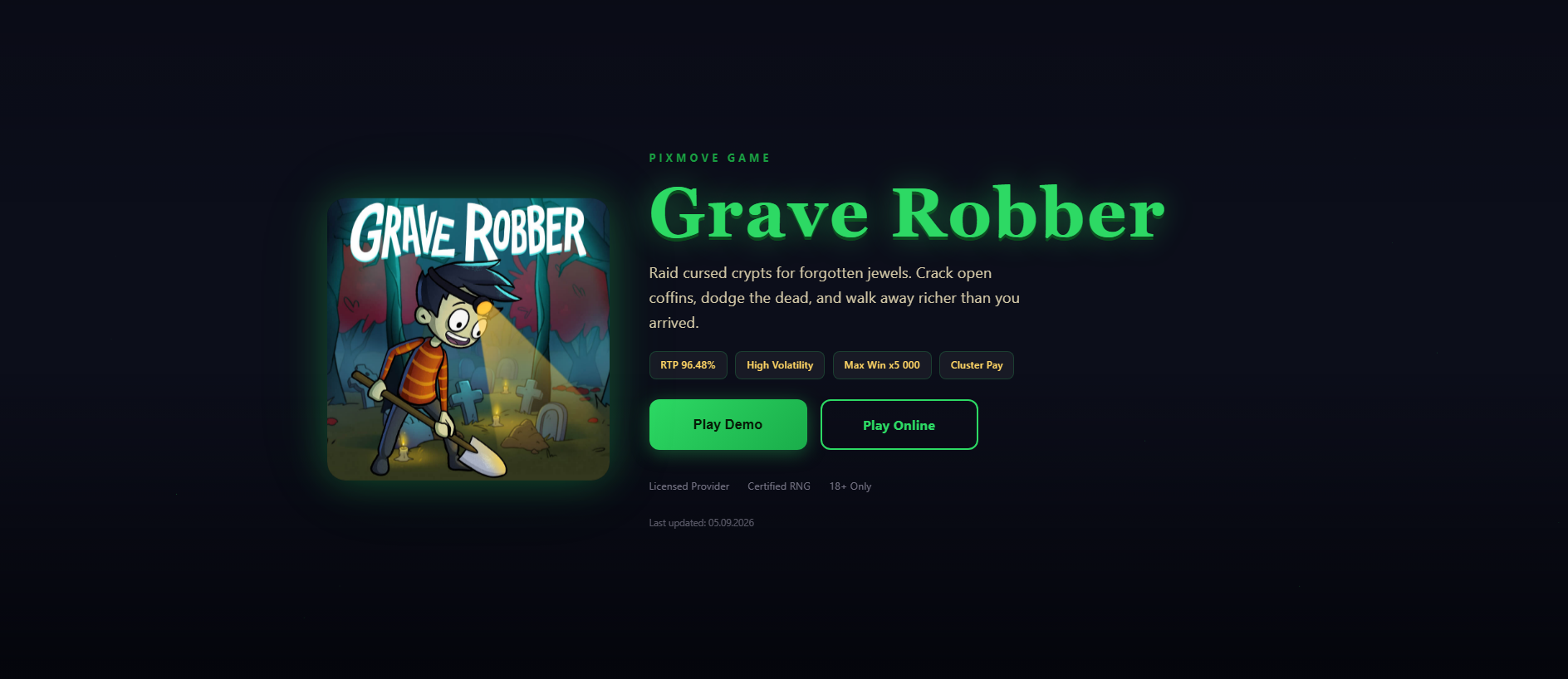 Stored capture of grave-robber-game.com