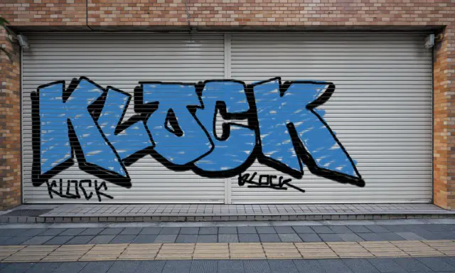 Graffiti artwork by klock