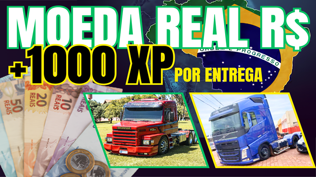 1000 XP + Moeda Brasileira R$