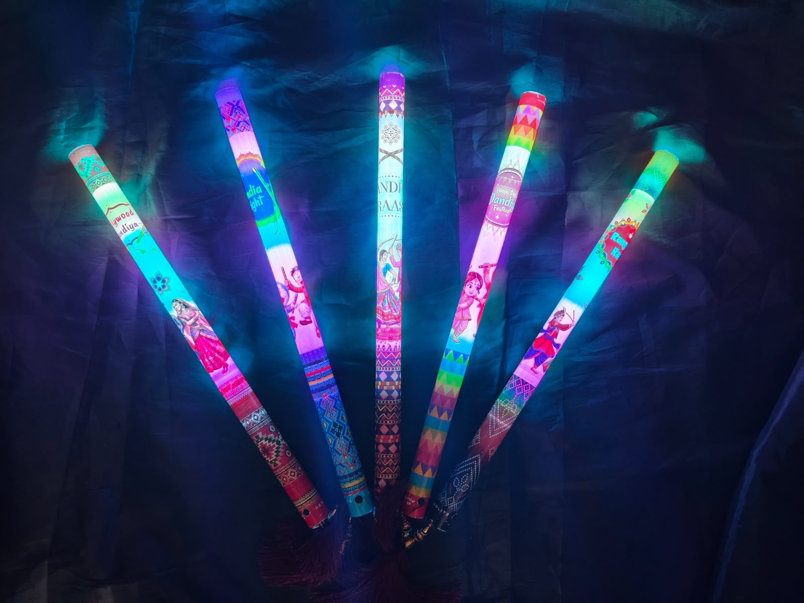 LED DANDIYA SET OF 2 PC — Ohrim wholesale price 1000