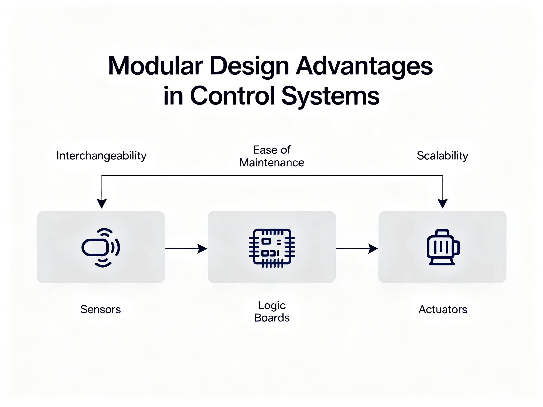 Modular design advantages in control systems.