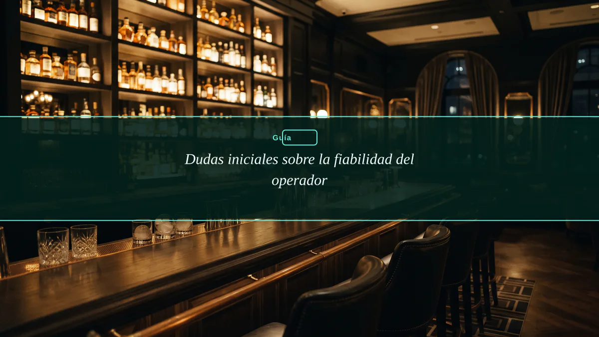 Dudas iniciales sobre la fiabilidad del operador