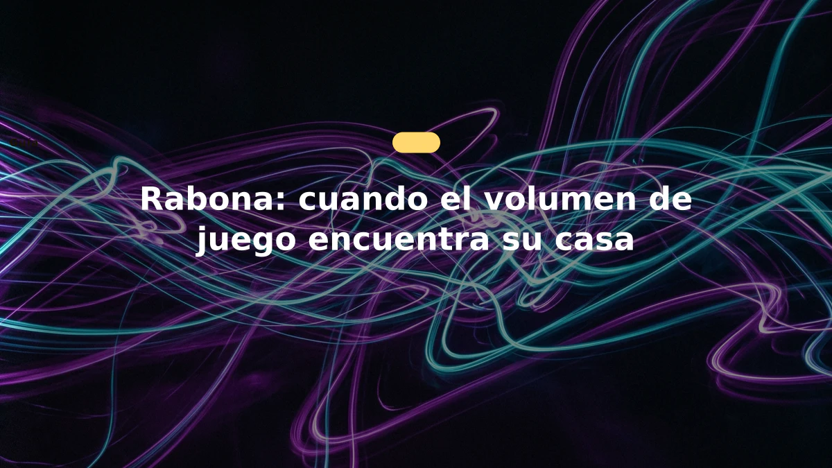Rabona: cuando el volumen de juego encuentra su casa