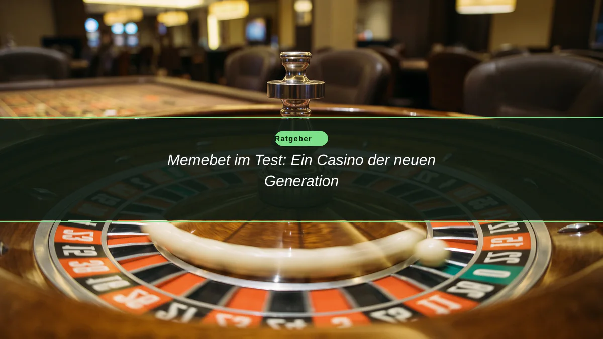 Memebet im Test: Ein Casino der neuen Generation