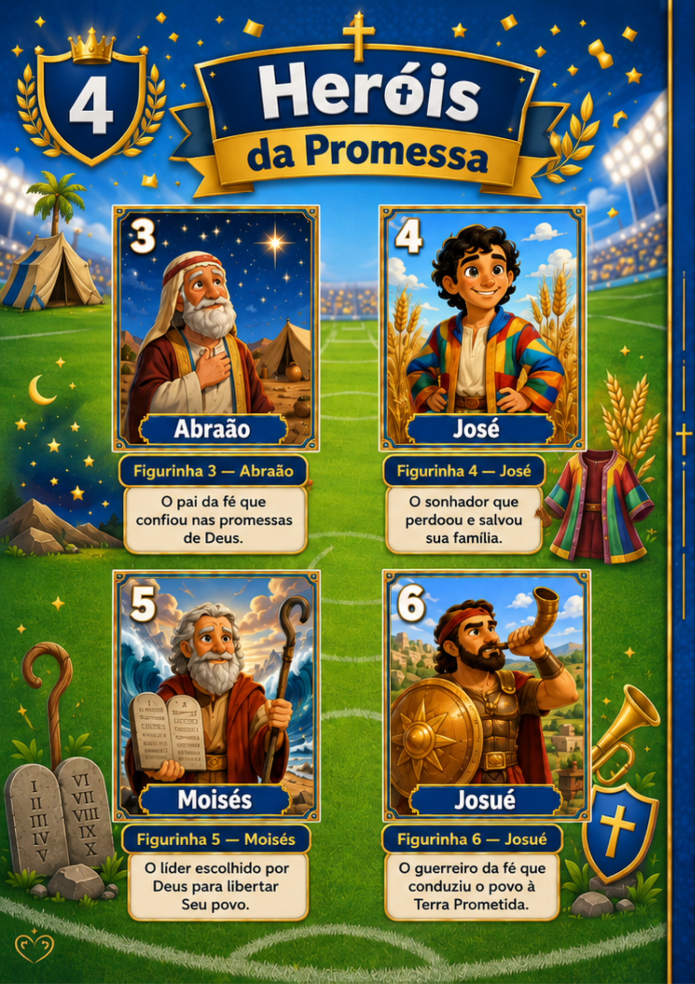 Página 5 do Álbum Bíblico A Seleção de Cristo