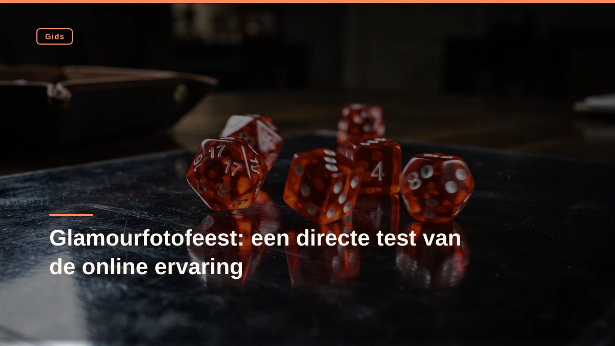 Glamourfotofeest: een directe test van de online ervaring