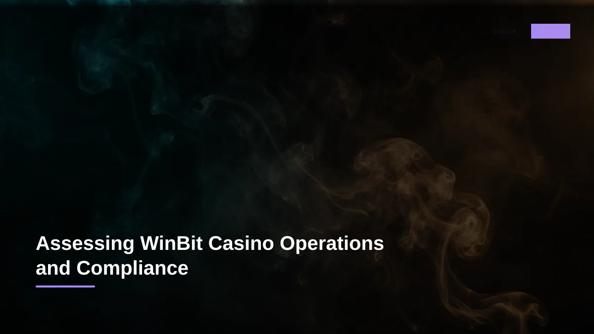 Assessing WinBit Casino Operations and Compliance
