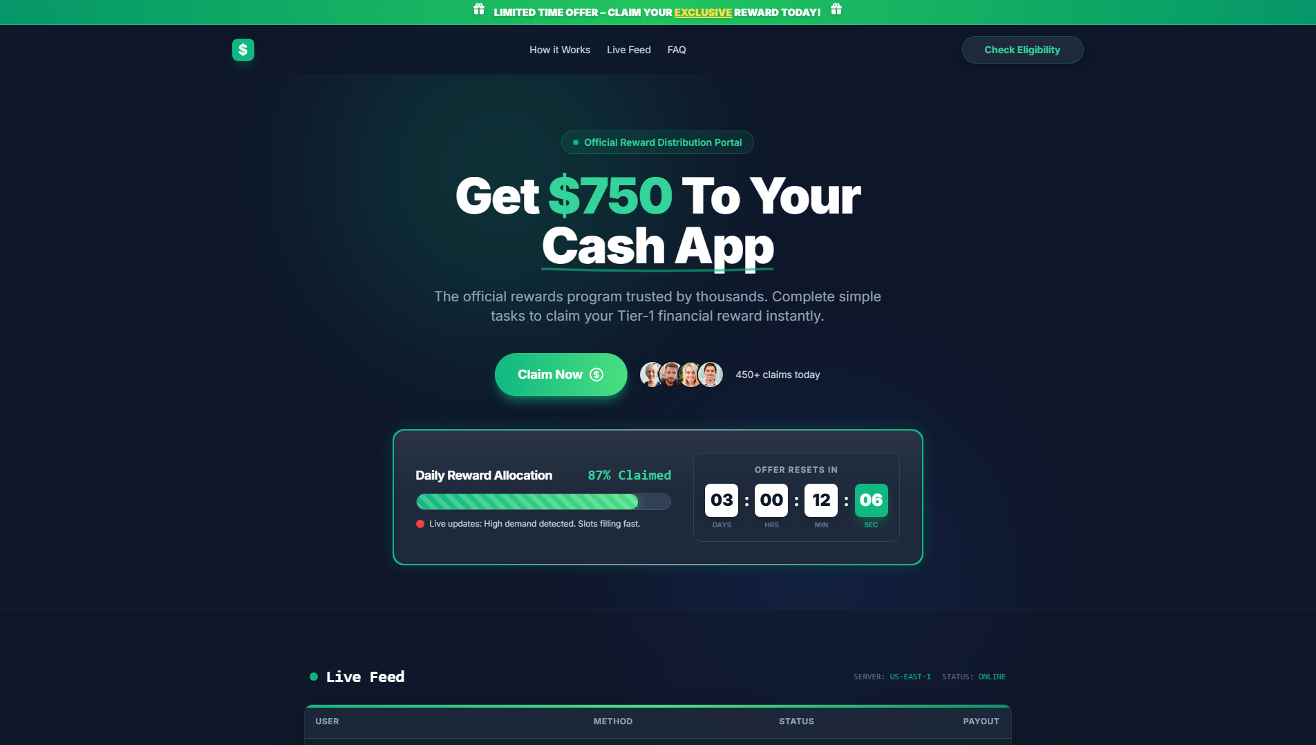 Stored capture of rewards.botiktok.com