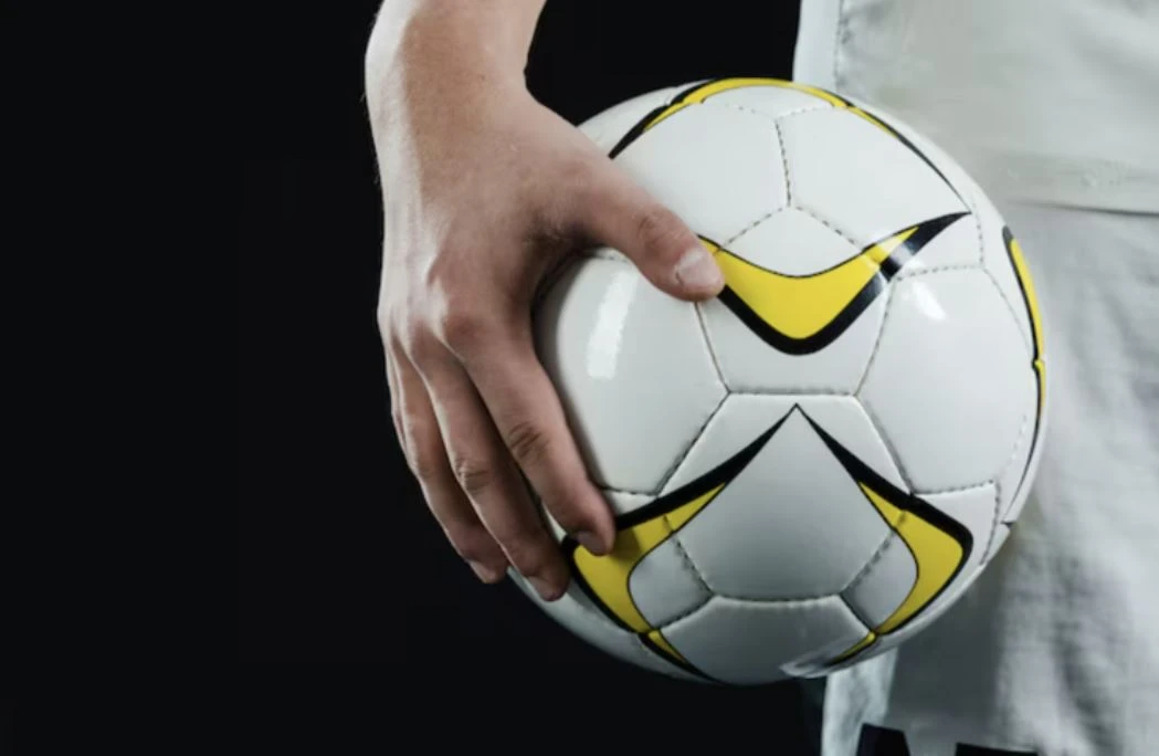 Football in hand