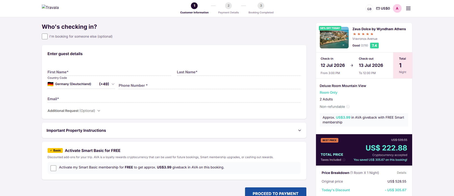 Forensic screenshot of pay-travla.icu showing the phishing page layout