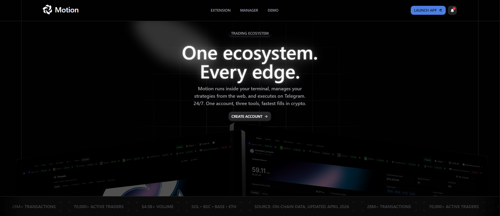 Stored capture of motiontrading.app