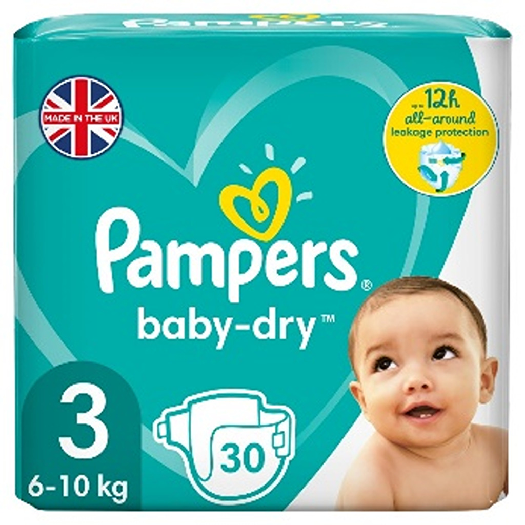 Baby-dry Nappies Size 3 Pampers