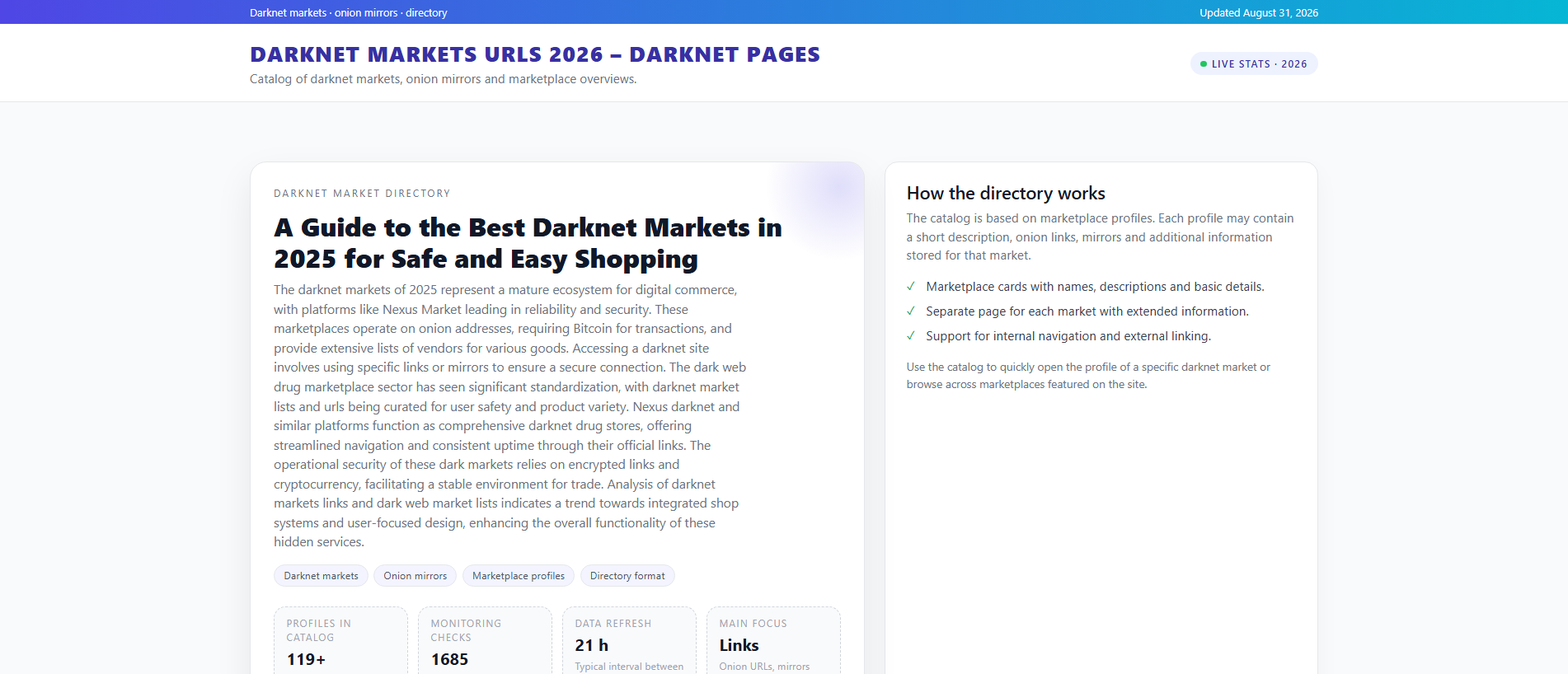 Stored capture of worldmarkets.link