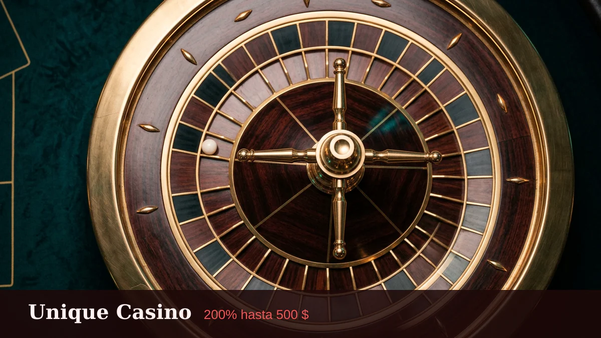 Unique Casino - bono de bienvenida 200% hasta 500 $ + 100 FS, pagos: Visa, Mastercard, Bizum, Neosurf, ecoPayz