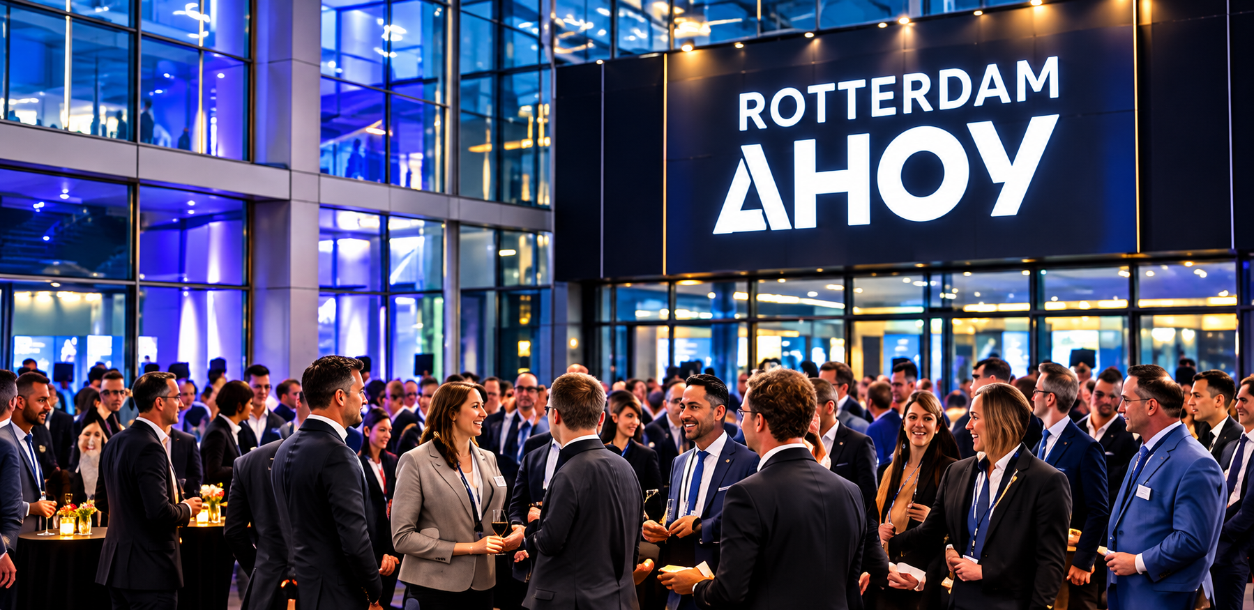 Zakelijk evenement bij Rotterdam Ahoy