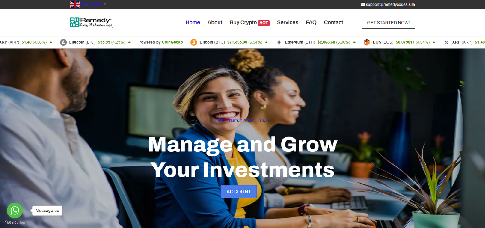 Screenshot of go.refundrequesthub.com