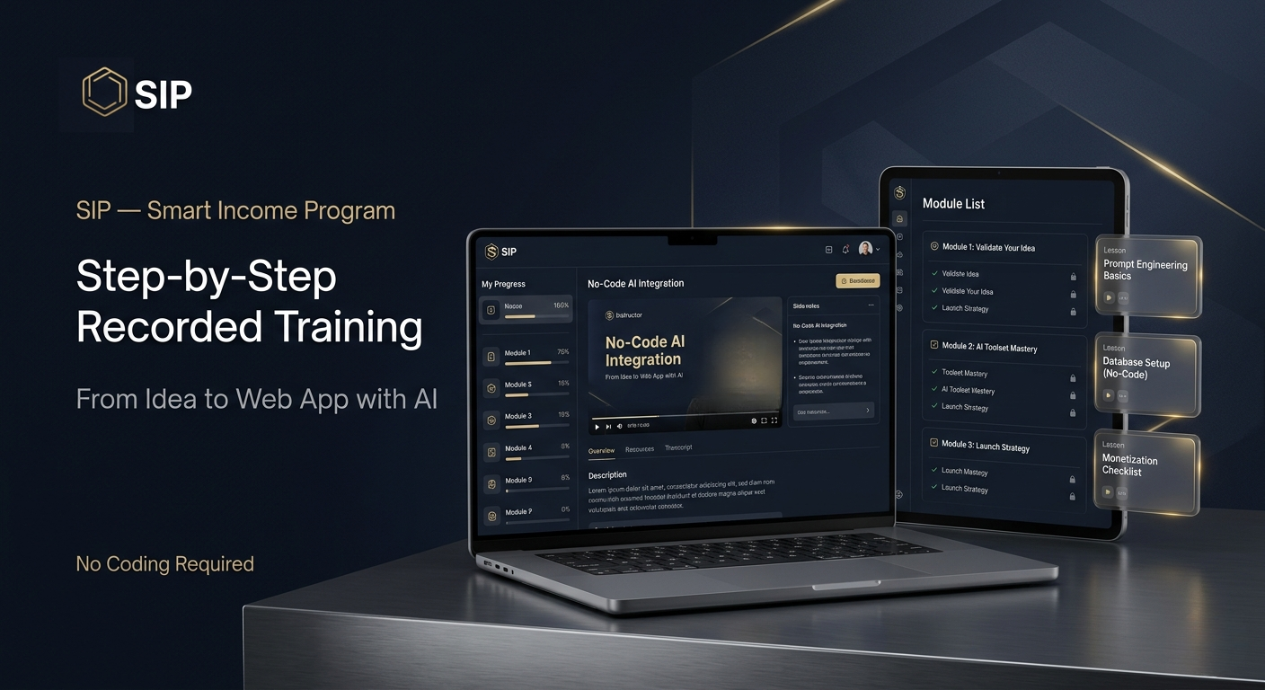 Step by Step Recorded Training