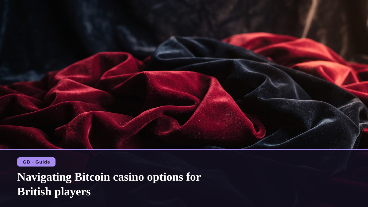 Navigating Bitcoin casino options for British players