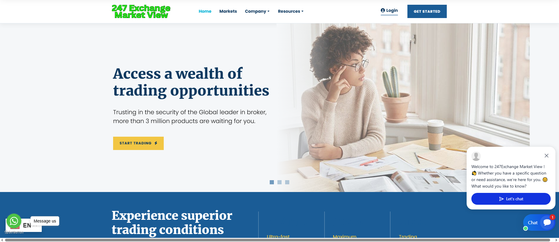 Stored capture of exchange-market247.com