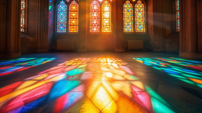Stained Glass Flower