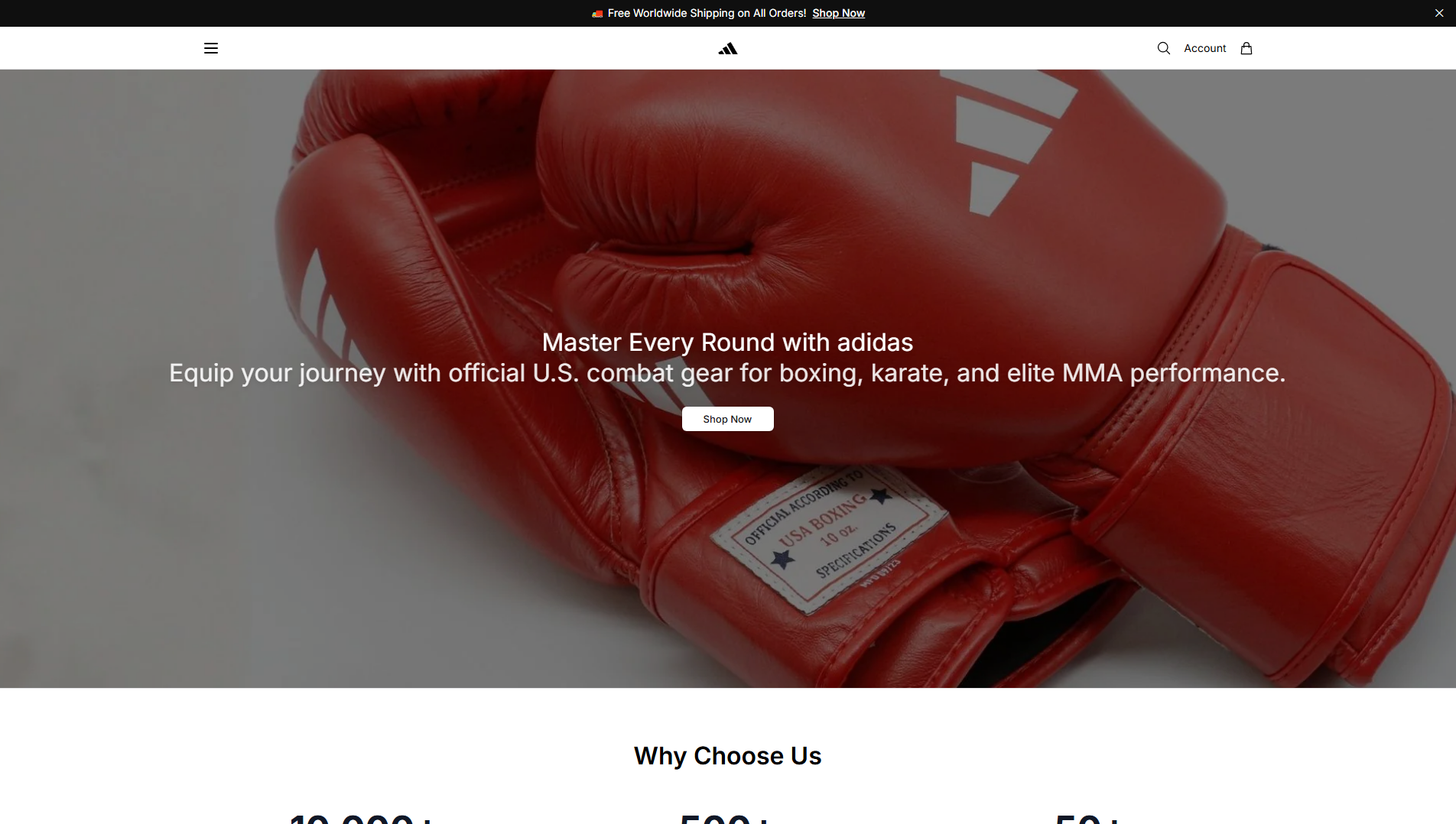 Stored capture of adidascombatsportsgear.shop