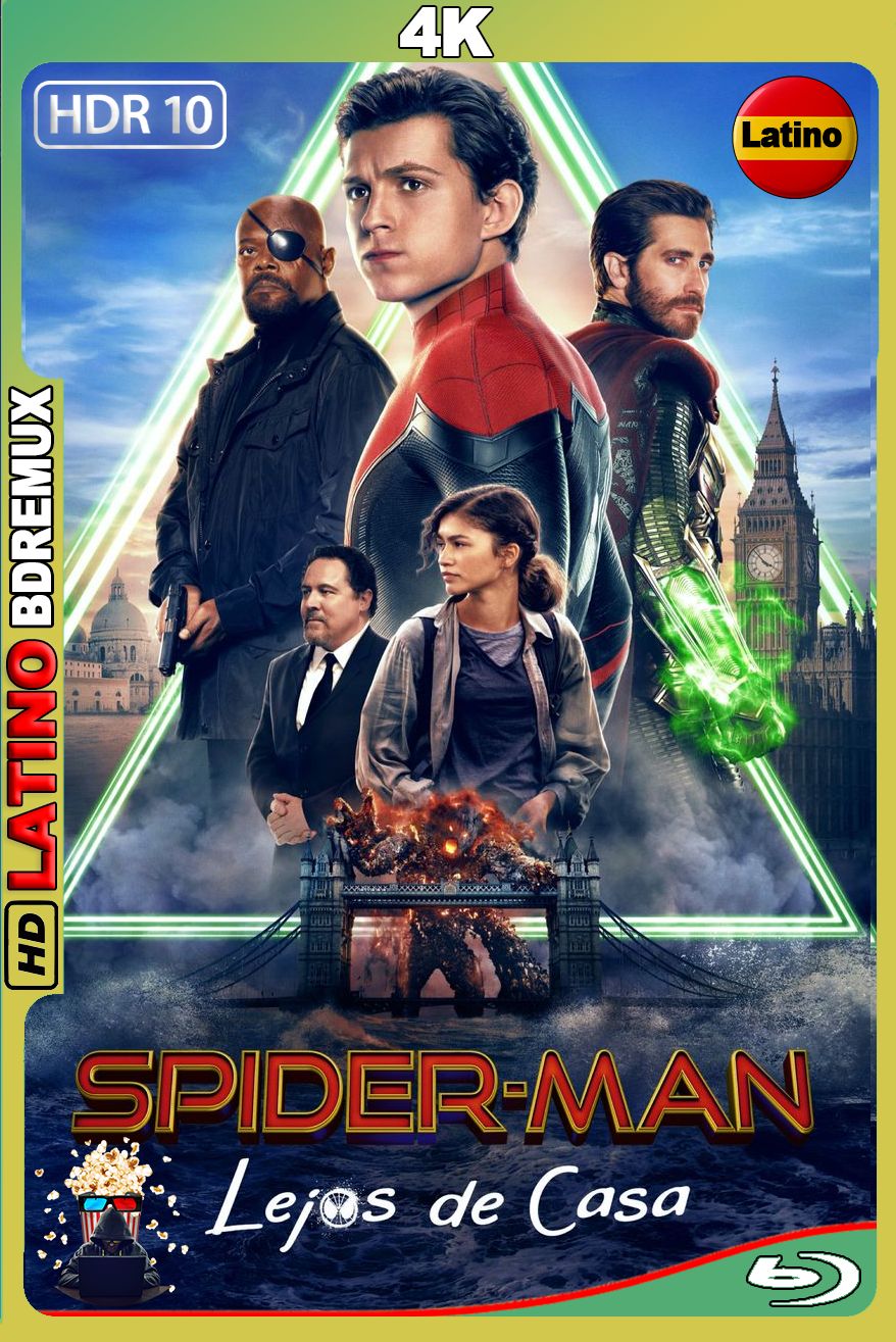 Spider-Man 2 – Lejos de Casa (2019) [2160p] BDREMUX 4K HDR10 UHD [Latino-Inglés-Checo-Francés-Hindi-Húngaro-Polaco-Portugués-Eslovaco-Tamil-Télugu-Tailandés-Turco]